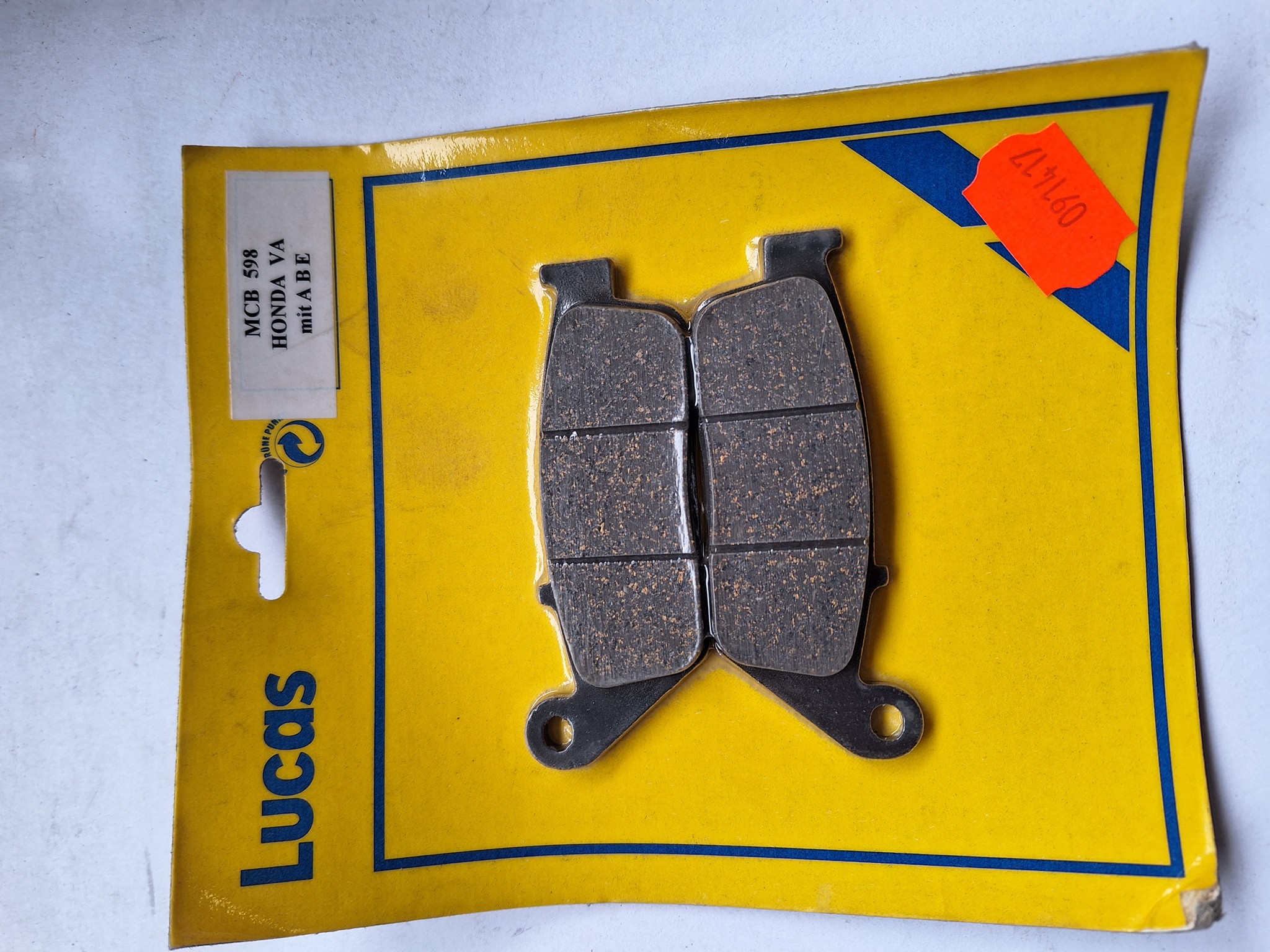 Picture of Lucas TRW  BREMSBELÄGE VO MCB 598 